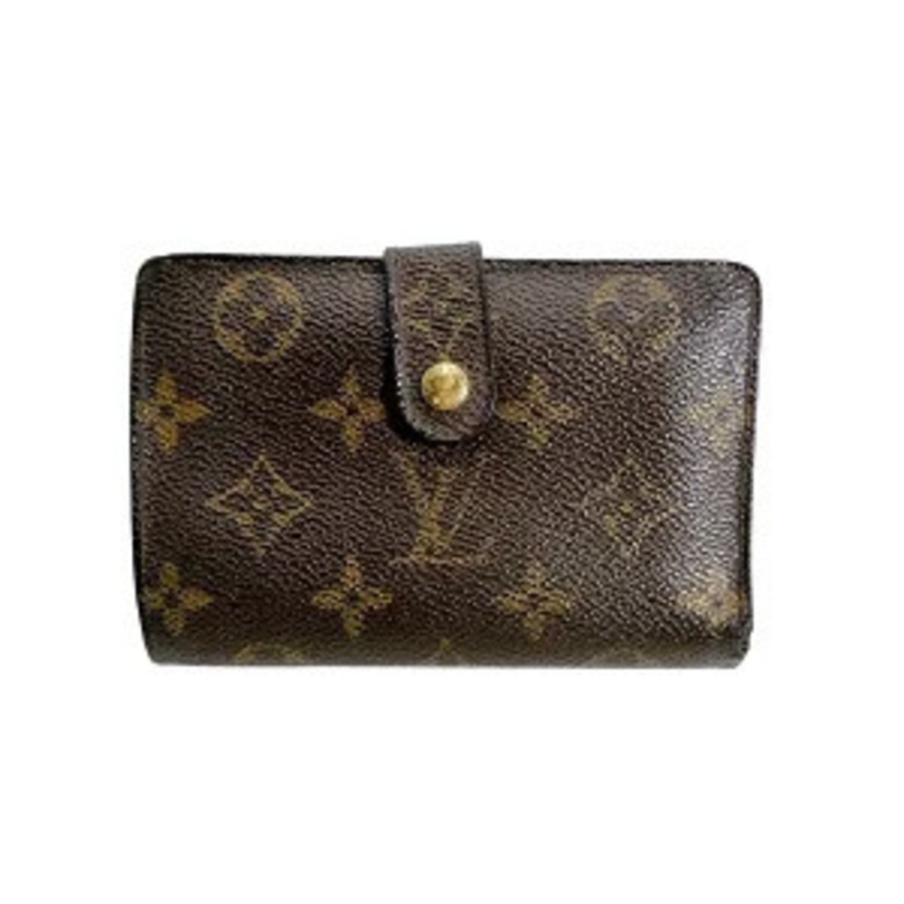 Louis Vuitton Bi fold wallet coin wallet purse Monogram Porte Monnaie Billet